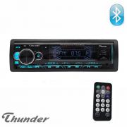 Bluetooth Радио за кола Thunder TUSB-312BT свалящ се панел, RDS, USB SD AUX FM радио, дистанционно, 4x50W