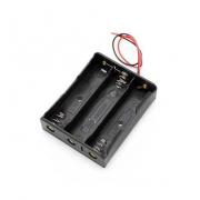Държач за 3 броя батерии 3.7V 18650