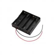 Държач за 4 броя батерии 3.7V 18650